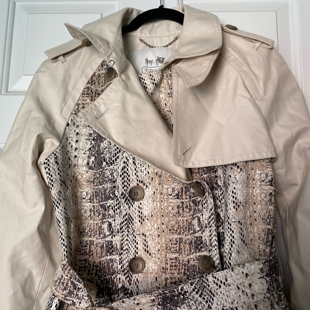 Coach Trench Jacket - Picture 2 of 4